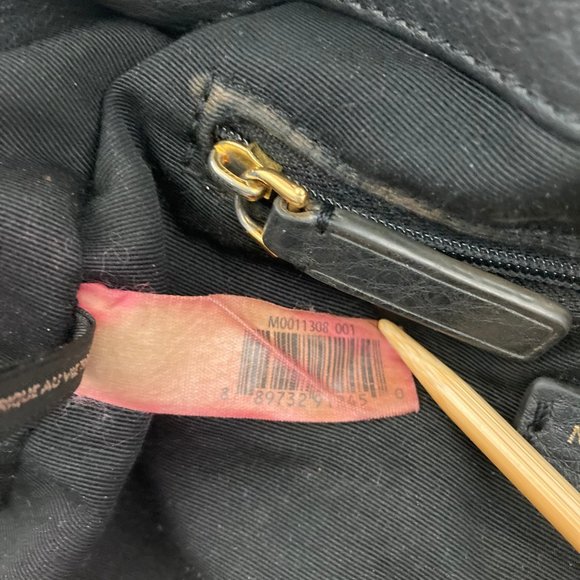 Marc Jacobs Black Top Handle Shoulder Bag Flap Closure - Picture 13 of 14